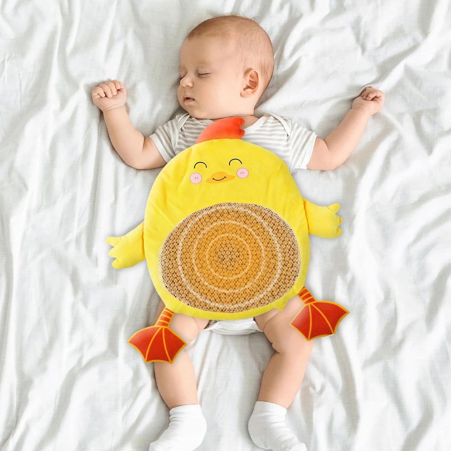 shjxi Baby Soothers for Sleep, Cartoon Baby Sleep Calming Plush, Play Mat Activity, Sleeping Pillows, Portable Snuggle Toy for Kids 6+ Months for Bedtime and Naptime