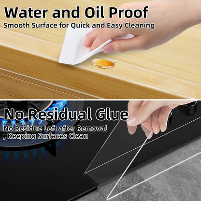 COUMENO Clear Edge Protector, 1.2inx9.84FT, Protection Desk Corner Corner Anti-Bump Anti-Bump Home Wrap Invisible, Anti-Sharp Edge Protector (Clear)