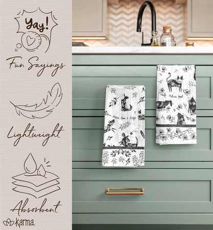 Karma Boho Tea Towels Horse, 18" x 22"