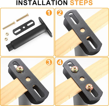 Adjustable Bed Feet 18-33cm, Table Legs, Furniture Feet, Metal T-Shape Furniture Supports, Slatted Support Foot, Adjustable Furniture Feet, Sofa, Bed, Wardrobe