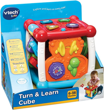 VTech Turn & Learn Cube - Activity Toy -150503 - Red
