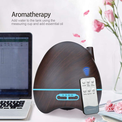 300Ml Remote Control Electric Air Purifier Humidifier Aromatherapy Essential Oil Diffuser with 7 Colors Led K-H59Byk