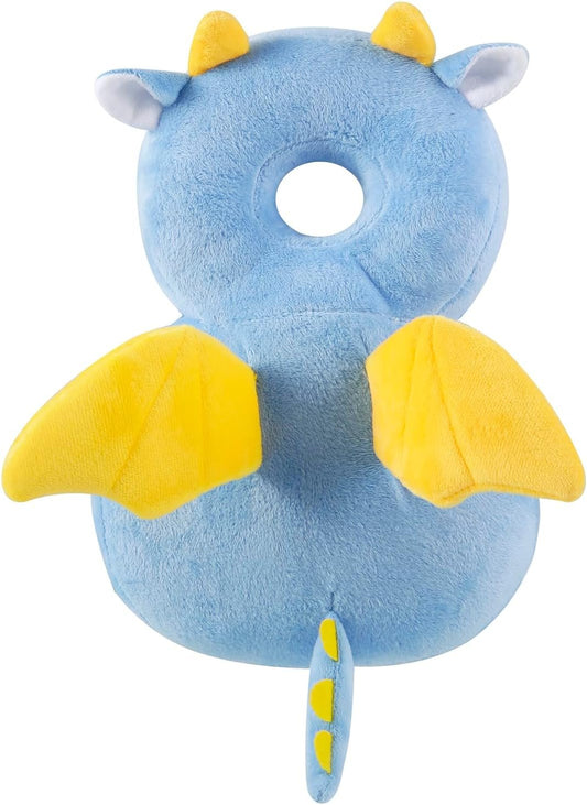 PandaEar Baby Head Protection Backpack, Adjustable Toddler Walking Head Protector Pad Safety Cushion (Blue)