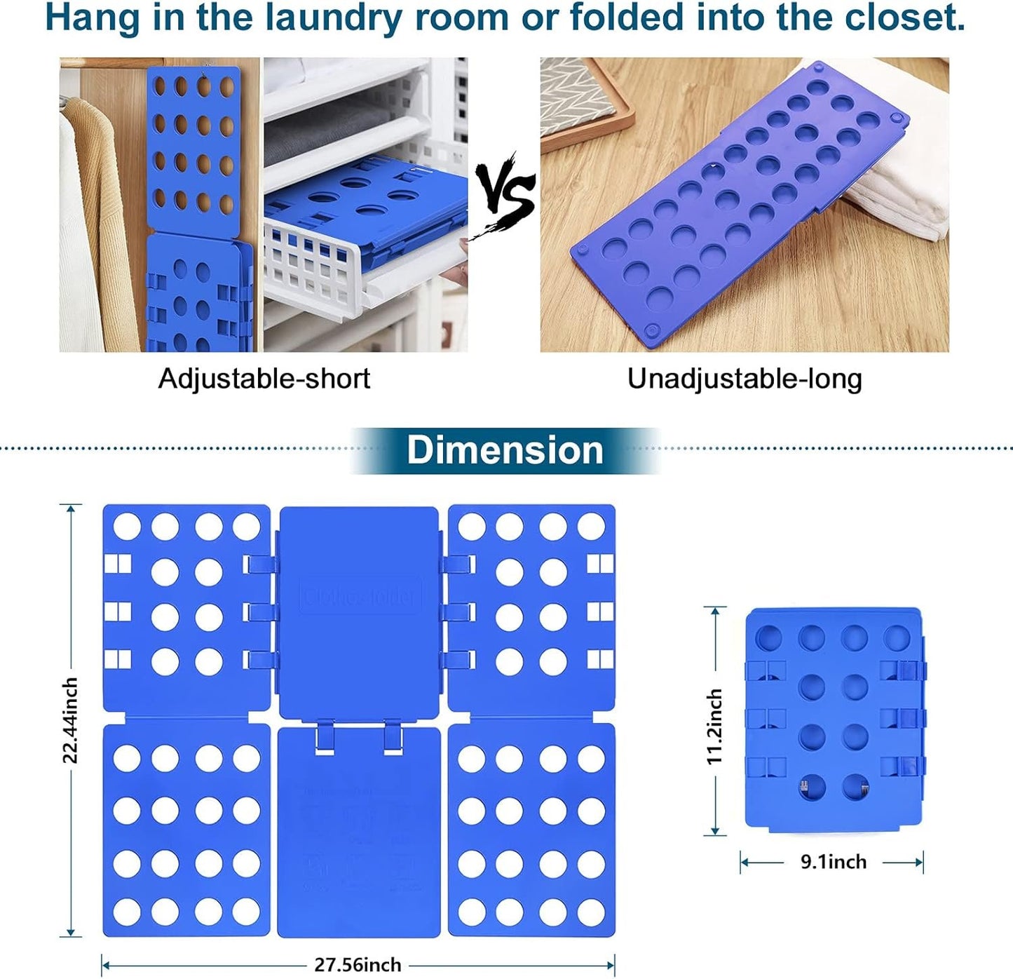 Geniusidea Shirt folding Board Tshirt Folding Board t Shirt Folder Clothes Plastic Laundry Room Organizer