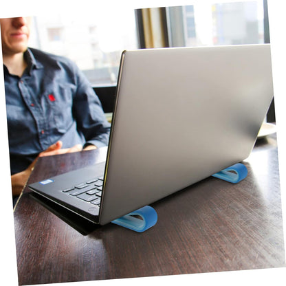 DOITOOL 4pcs Notebook Computer Holder Cooling Pad Laptop Stand Riser for Comfortable Typing