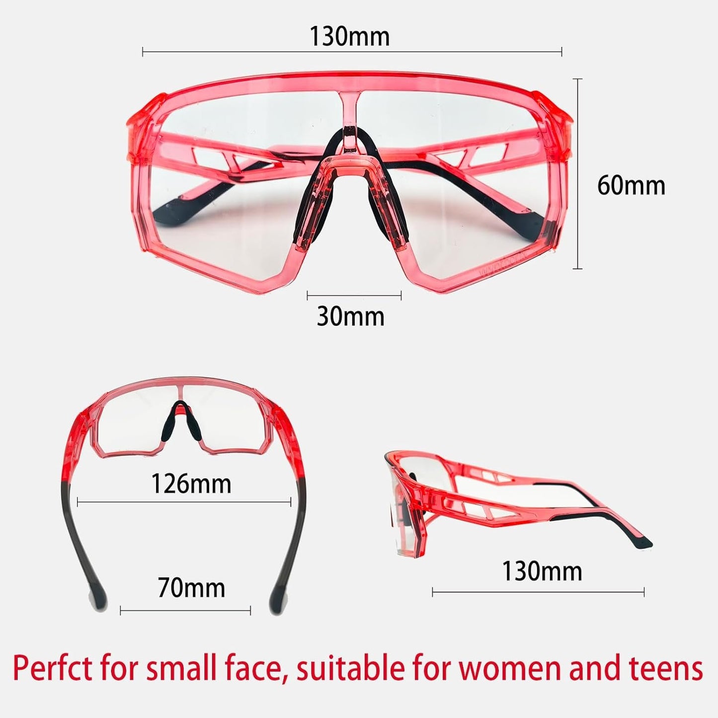 Wynthorix Pickleball Glasses for Women Teens Protective Eyewear Safety ANSI Z87.1 Tennis Squash Racquetball Goggles
