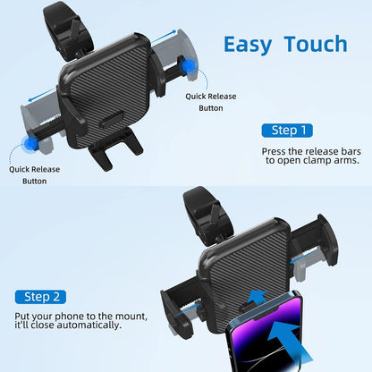 Giftorld Car Air Vent Phone Mount,360°Rotation,Solid & Steady,Auto-Clamping,Easy Installtion,Car Phone Holder,Compatible for All iPhone Series and Other 4-7 inchs Cellphone.
