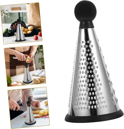 DECHOUS Grattugia grattuggia Gadget da Cucina Utensili da Cucina grattugie per Cucina Fornitura di Cucina Acciaio Inossidabile Silver