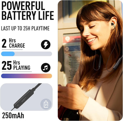 Hearprotek Wireless Earbuds Headphones for Sleeping, Bluetooth 5.4 Sleep Headphones-Soft and Lightweight in-Ear Earbuds for Sleeping, 25+Hour Playtime, Ideal for Side Sleepers, Meditating(Black)