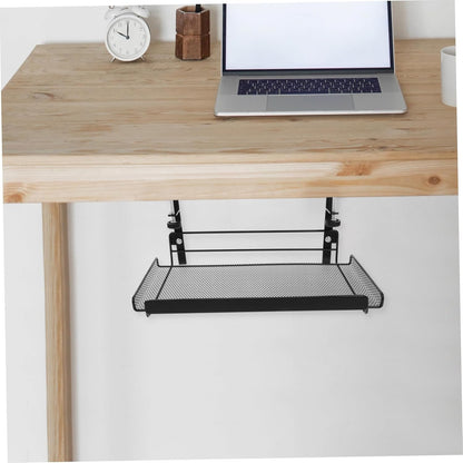 SHINEOFI Office Under Shelf Wire Storage Basket Organizer for Files and Stationery Stylish Under Desk to Workspace Organization and Cleanliness