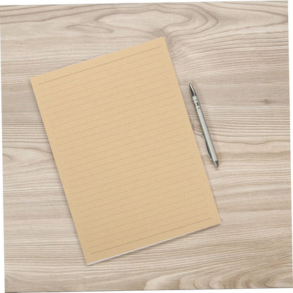 DIYEAH Vintage Stationery Paper 50 Sheets Letter Writing Paper in Kraft for Special Occasions and Handwritten Notes