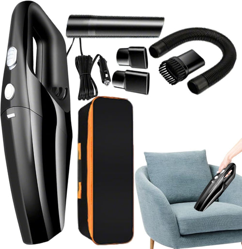 Générique Cordless Handheld Vacuum, Rechargeable Car Set, 11.81 x 3.54 in Automobile Detailing, Portable Air Blower, Compact Desktop Cleaning for Kitchen, Vehicle, Computer, Home Use