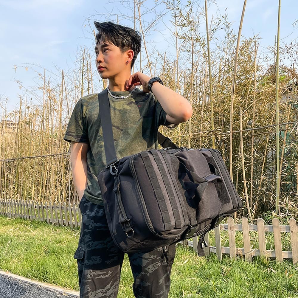 Namolit Outdoor Travel Bag Large Capacity Camping Backpack Waterproof Duffel Bag 56-75L for Outdoor Activities Sports Travel