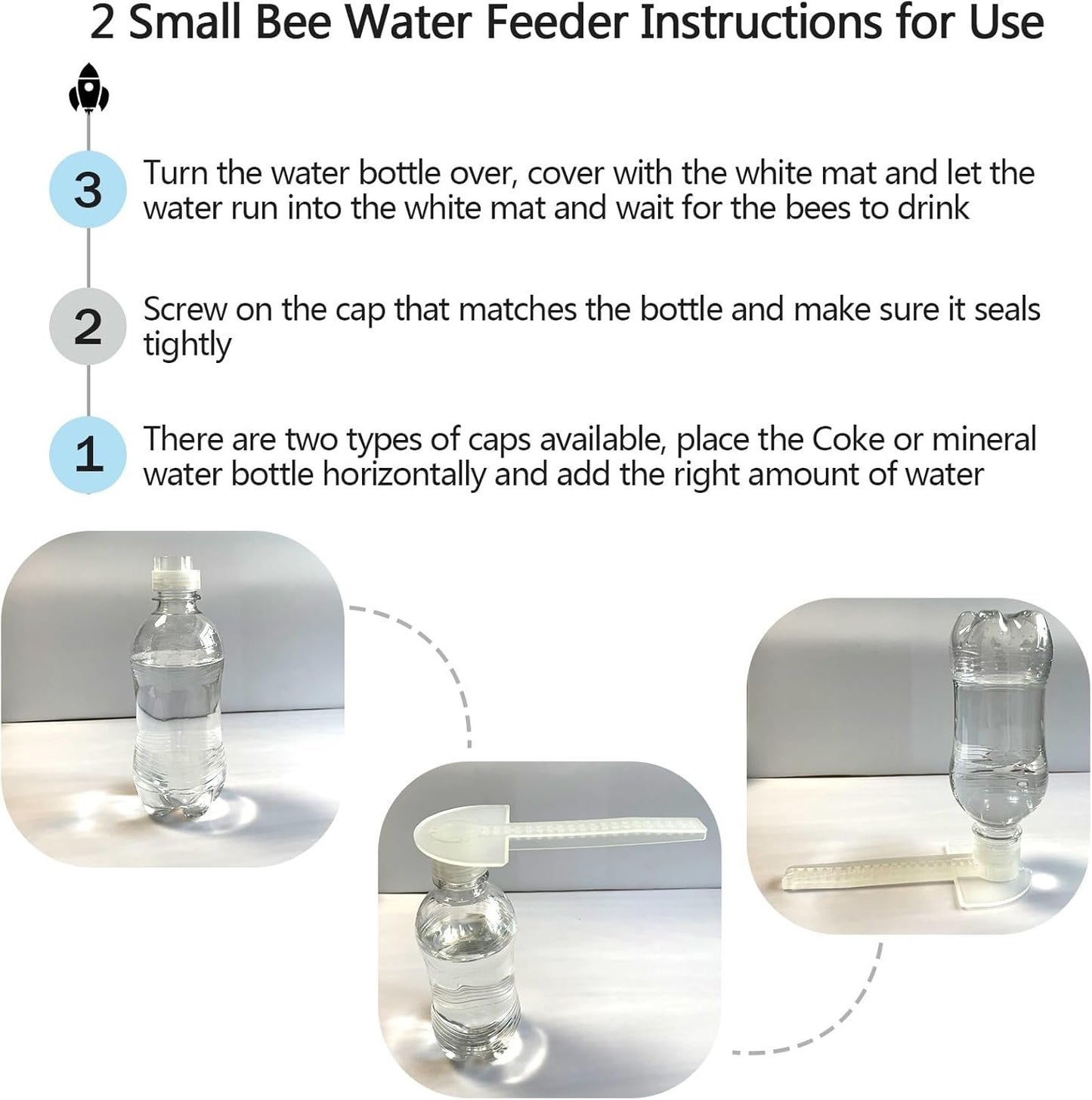 4 Pack Bee Feeders for Hives Honey Feeder 2 Large and 2 Small Bee Water Feeder Honey Beehive Entrance Feeder Beekeeping Water Dispenser Bee Drinking Beekeeping Equipment Nest Beekeeper Tools