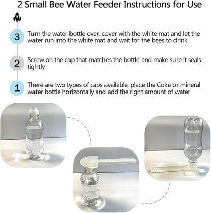 4 Pack Bee Feeders for Hives Honey Feeder 2 Large and 2 Small Bee Water Feeder Honey Beehive Entrance Feeder Beekeeping Water Dispenser Bee Drinking Beekeeping Equipment Nest Beekeeper Tools