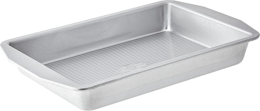 USA Pan American Bakeware Classics 9 x 13-Inch Rectangular Lasagna, Cake and Brownie Pan, Aluminized Steel, 9 x 13 Inch