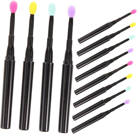 VICASKY 12Pezzi Labbra Silicone Per Applicazione e Lucentezza Strumenti Portatili Per Make Up e Accessori