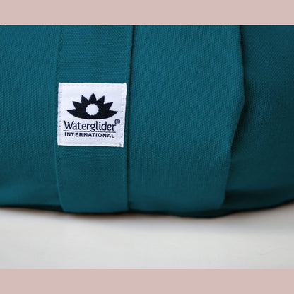 Waterglider International Zafu Yoga Meditation Pillow with USA Buckwheat Hull Fill, Certified Organic Cotton- 6 Colors