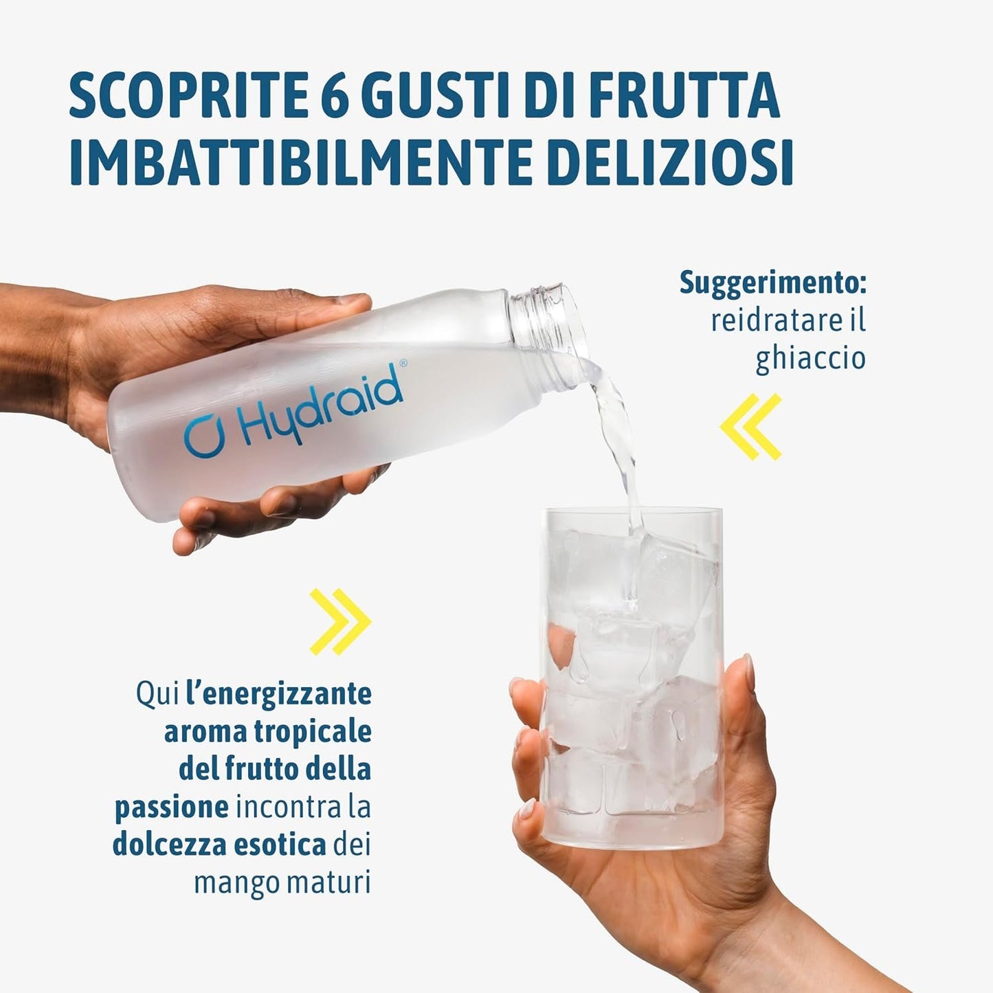 Hydraid Hydration Helper I Electrolyte Powder Mineral Salts Sports Supplements I For Better Rehydration and Recovery The 25 Sachets I After Sports and Parties I Mango-Maracuja