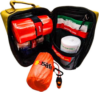 SSSAFE SURVIVAL Snake Bite Kit designed in collaboration with SSSAFE Pty Ltd for Australian Venomous Snake and Spider Bite First Aid