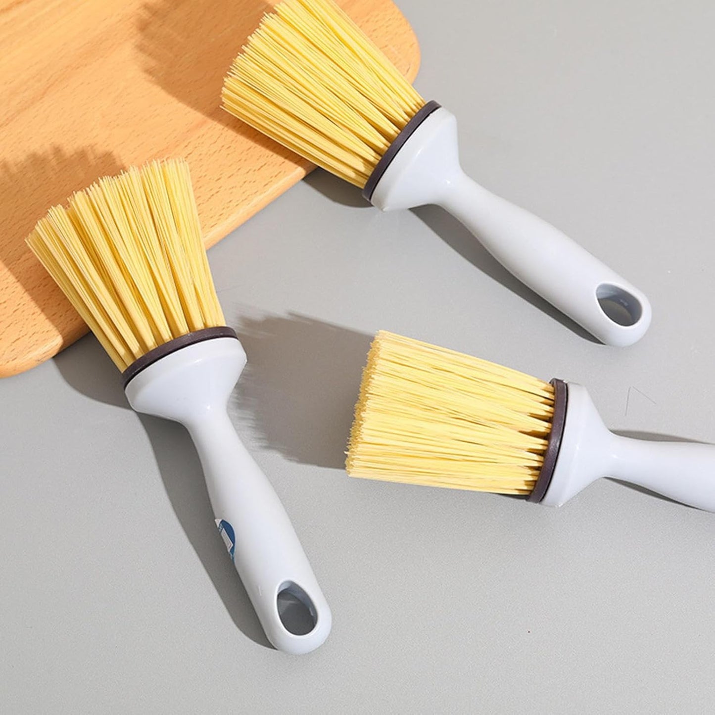 Dish Scrub Brushes, Pot Scrubber with Ergonomic Handle, 8.27x2.95 Inches, Multipurpose Non-Scratch Cleaning Brush for Cookware Utensils Kitchen Sink Pan Home Daily Cleaning