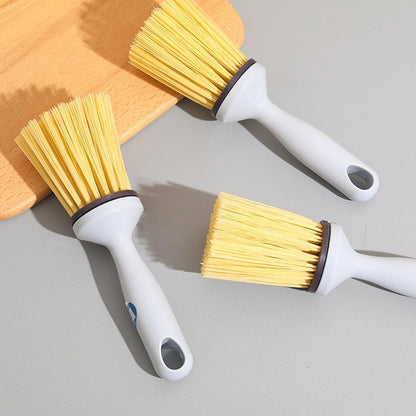 Dish Scrub Brushes, Pot Scrubber with Ergonomic Handle, 8.27x2.95 Inches, Multipurpose Non-Scratch Cleaning Brush for Cookware Utensils Kitchen Sink Pan Home Daily Cleaning