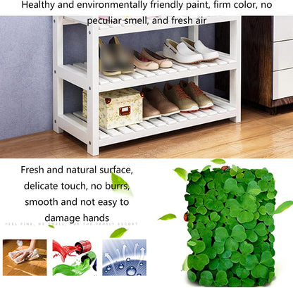 Generico Appendiabiti 3 in 1 - Organizzatore Indipendente per Vestiti e Scarpe per corridoio, Ingresso, Camera da Letto - Soluzione Portatile per riporre Abiti e Cappelli - Mobili Eleganti per la CAS