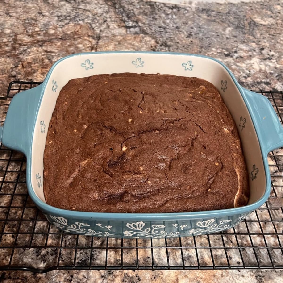 Wisenvoy Baking Dish Ceramic Brownie Pan 9x9 Baking Pan Casserole Dish Lasagna Pan Square Rose Dish Pan Bakeware Sets