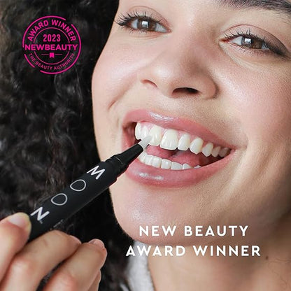 MOON Teeth Whitening Pen - Gentle on Sensitive Teeth, Whitens with Antioxidants & Essential Oils - Vegan Whitening Gel in an Easy Applicator - Vanilla Mint