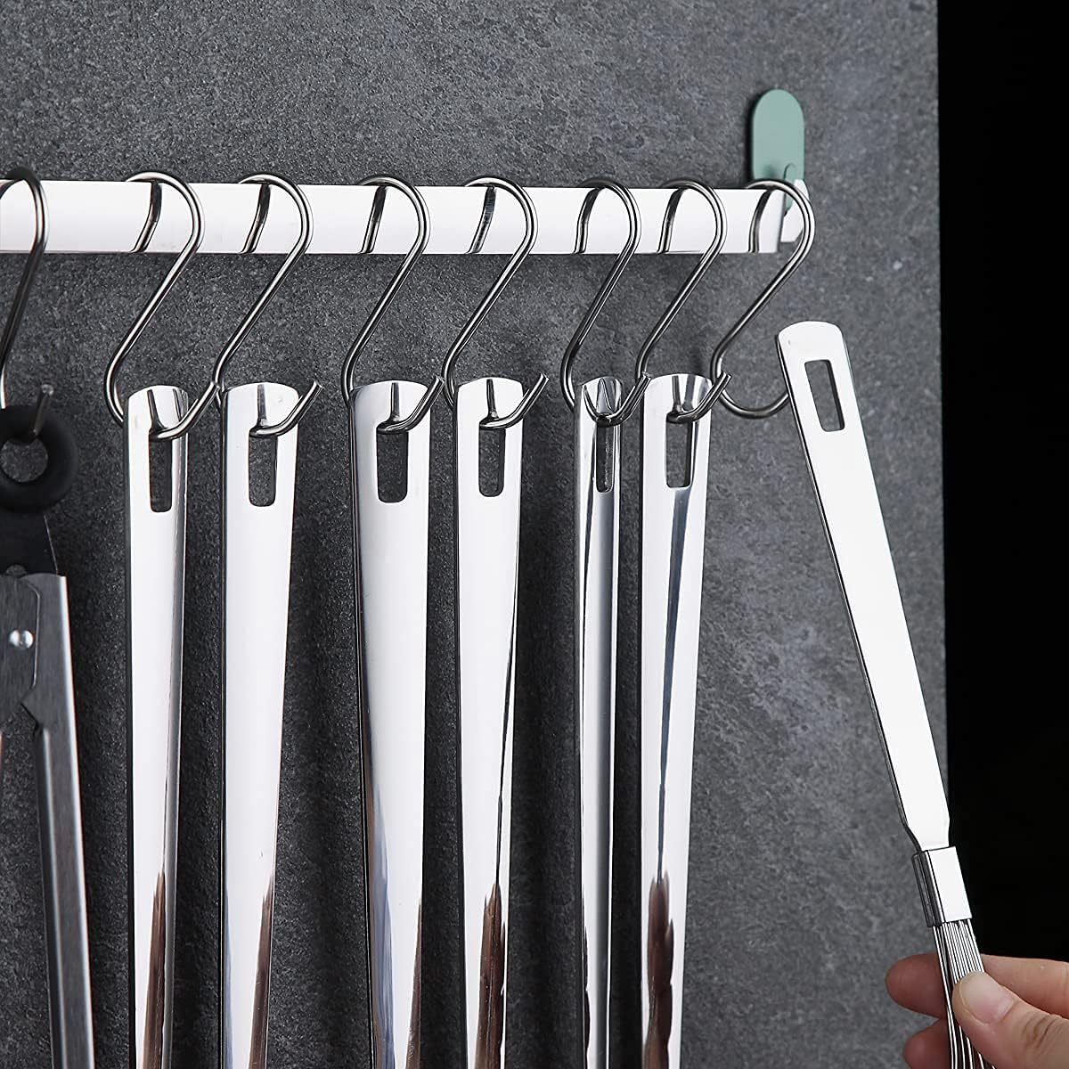 Kyraton Stainless Steel Cooking Utensils Set, 37 Pieces Kitchen Utensils Set, Kitchen Tool Gadgets Set with Utensil Holder Non-Stick and Heat Resistant Dishwasher Safe