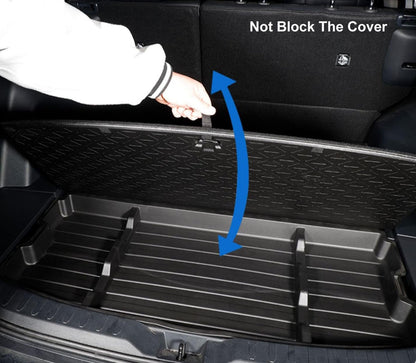AutoQi For 2019-2025 Toyota RAV4 Trunk Hidden Storage Box, SUV Insert Cargo Rear Hatch Organizer, Extra Space fits RAV4 LE XLE XSE TRD Hybrid Under Cargo Floor Storage Accessories