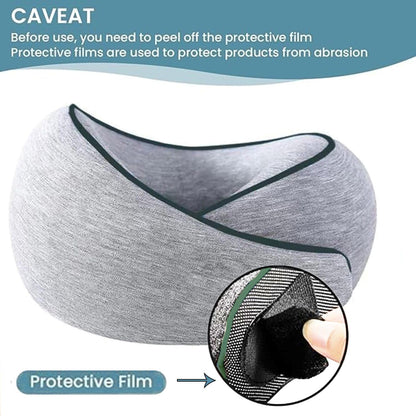 HUANT Neck Pillow for Travel - Memory Foam, Comfortable & Breathable Soft U Shaped Pillows Neck & Head Support Relieve Fatigue, Portable Pillows for Airplane, Cars, Office,Pillow with Washable Cover