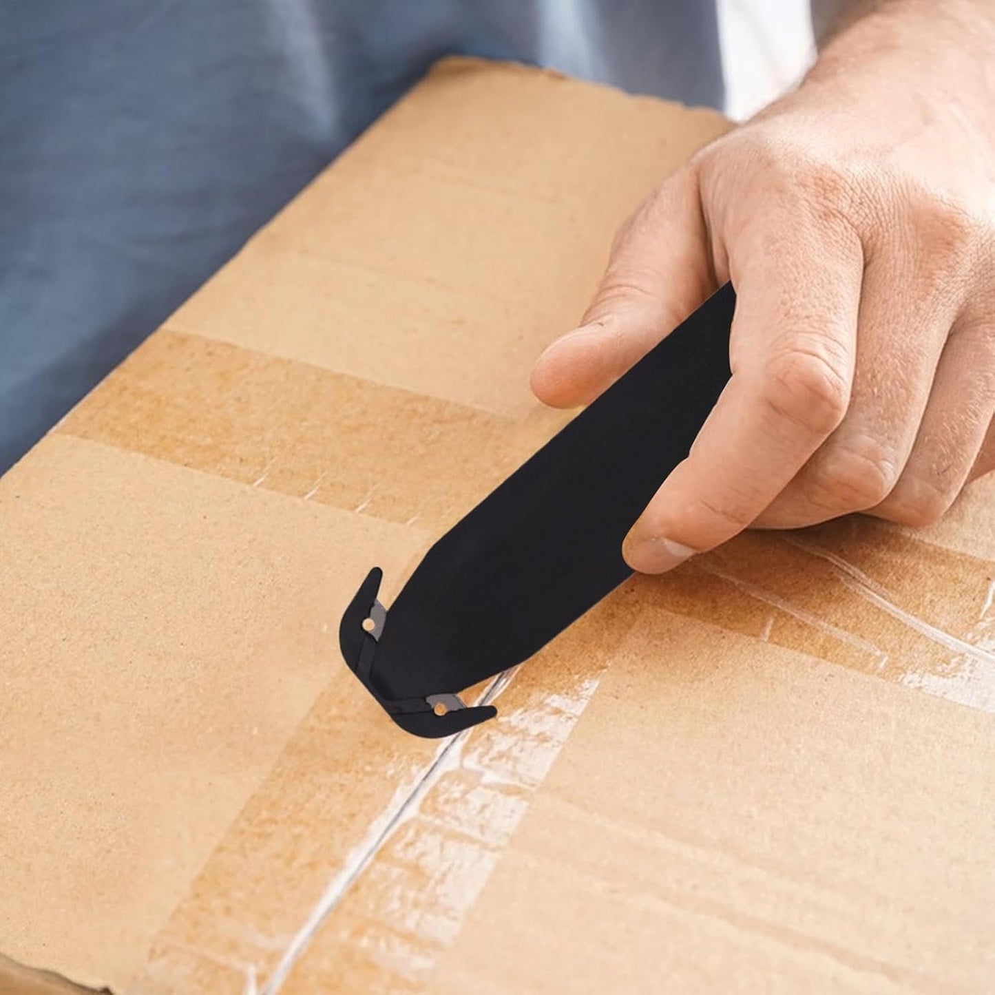 Box Cutter - Safety Box Cutter Double Edge Small Box Cutter | Package Opener, Cardboard Tools, Box Cutters For Cut Car Film, Dismantle Woven Bags
