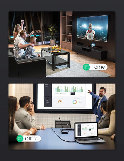 UGREEN 4K@60Hz Micro HDMI to HDMI Adapter 1080P Nylon Braided Male to Female Support 3D Compatible with Hero 7 Raspberry Pi 4 Camera 0.25M Silver