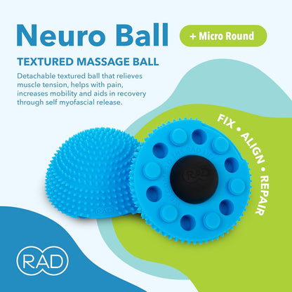 Neuro Ball I Foot Myofascial Release Tool I Textured Massage Ball for Feet I Self Massage, Mobility and Recovery