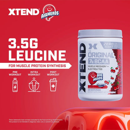Xtend AIRHEADS Amino Acids 30 Serves Red Cherry 423 grams