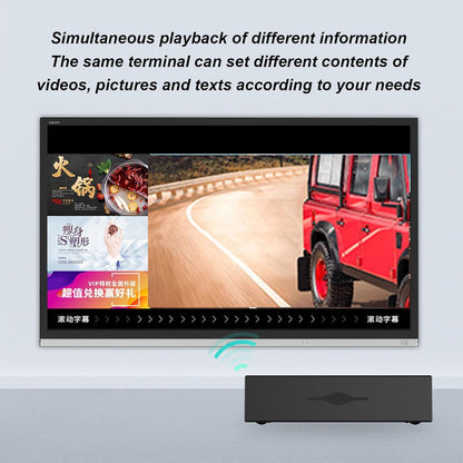 4K Digital Media Player 10.0 2GB 16GB ROM Ultra HD 4K Media Player with Dual Band WiFi, 3D Video, Split Screen Support (AU Plug)