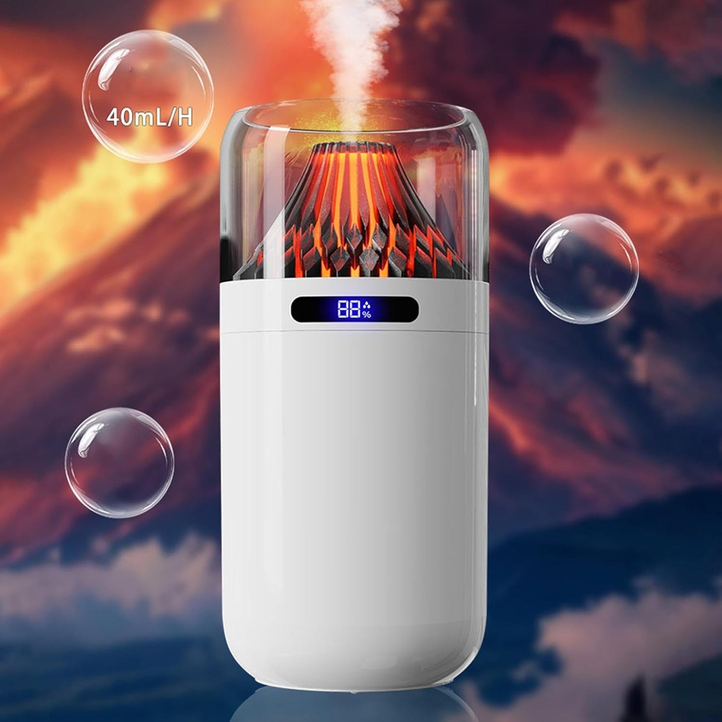 Humidifiers Diffuser, Home Aroma Machine, Portable Mist Maker, Cool Mists Humidifier, 3.07x3.07x6.14 Inch, Ensuring Optimal Comfort & a Soothing Atmosphere for Relaxation or Sleep