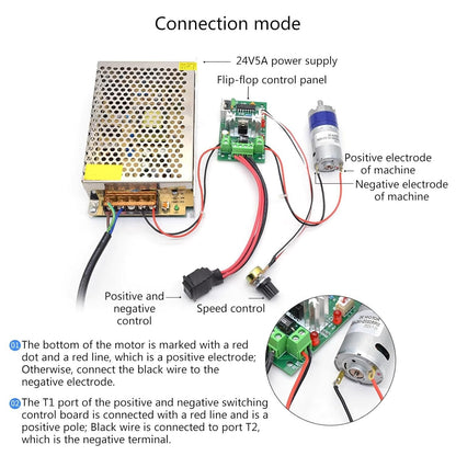 Multifunction 24V 52RPM Planetary Gear Motor Adjustable Gear Motor Metal Gear Boxes Motor Upgrades for Robots & Home Automation