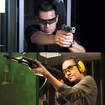 Xaegistac Tactical Shooting Glasses with 3 Interchangeable Lens High Impact Eye Protection
