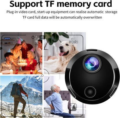 AYURI Hidden Cameras - 2025 Upgraded 1080P HD WiFi Security Camera -Mini Camera - Spy Cam-Indoor Nanny Cam -Home Security for with App - Surveillance Cameras with Motion Detection and Night Vision