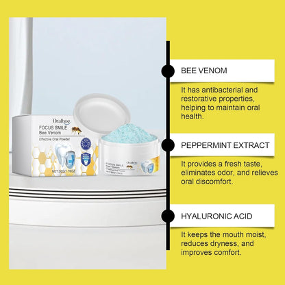 Polvere Sbiancante For Denti Oral Care - Alito Fresco, Rimozione Delle Macchie E Igiene Orale, Soluzione For La Pulizia Dei Denti Facile Da Usare(3PCS)