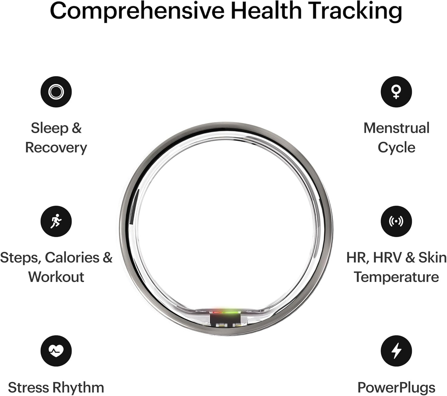 Ultrahuman Ring AIR-Smart Ring Activity Tracker, Size First with Ultrahuman Sizing Kit,Sleep Tracker,Smart Ring for Men/Women,Fitness Tracker