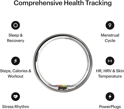 Ultrahuman Ring AIR-Smart Ring Activity Tracker, Size First with Ultrahuman Sizing Kit,Sleep Tracker,Smart Ring for Men/Women,Fitness Tracker