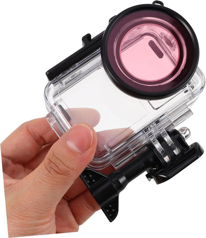 KOMBIUDA Transparent Camera Case Durable Protective Cover for Cameras for Underwater