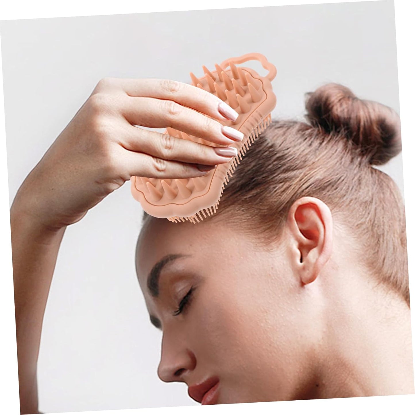 VALICLUD Silicone Con Setole Delicate Massaggiatore Per Capelluto e Esfoliante Per Corpo Design Lato Per Uso