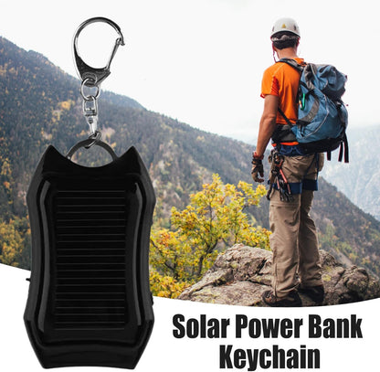 Powers Bank - Solar Charger Powers Bank | 1500mAh Portable Battery, Fast Charging Waterproof Keychains Unit with Bright Flashlight for RV Travel, Camping, Survival Gear, Tablets, Smartphones