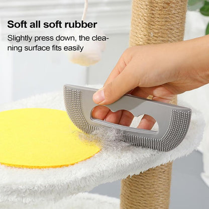 Mini Pet Hair Remover Tool, Reusable Rubber Sheet Lint Cleaner, Compact Car Interior Remover, Deep Cleaning Tools for Carpet, Rug, Couch, Furniture, and Auto Detailing Use
