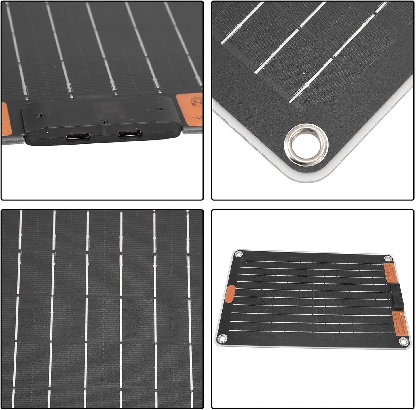 Solar Panel Charger - Solar Power Bank | 5V/2A Solar Charger | Waterproof Outdoor Electricity Power | 5V/2A Solar Generator |Multi-Device Charging Supply for Cell Phones, Tablets, Flashlights, Radios