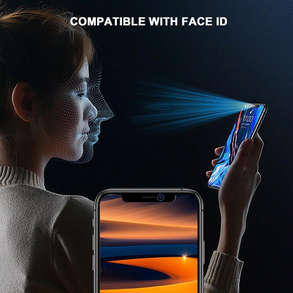 AVOAR [2+2 Pack Privacy Screen Protector for iPhone 15 with Camera Lens Protector, 6.1 Inch Tempered Full Screen Glass Accessories, Anti-Spy, Bubble Free, Case Friendly